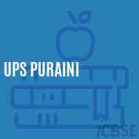 Ups Puraini Middle School Logo