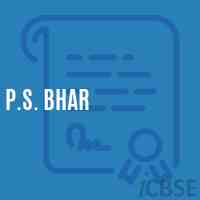 P.S. Bhar Primary School Logo