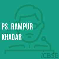 Ps. Rampur Khadar Primary School Logo