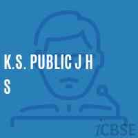 K.S. Public J H S Middle School Logo