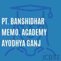 Pt. Banshidhar Memo. Academy Ayodhya Ganj Middle School Logo