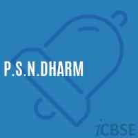 P.S.N.Dharm Primary School Logo
