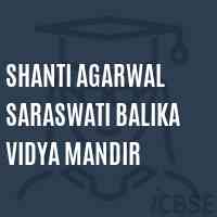 Shanti Agarwal Saraswati Balika Vidya Mandir Middle School Logo