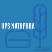 Ups Nathpura Middle School Logo