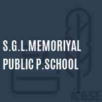 S.G.L.Memoriyal Public P.School Logo