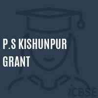 P.S Kishunpur Grant Primary School Logo