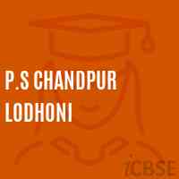 P.S Chandpur Lodhoni Primary School Logo
