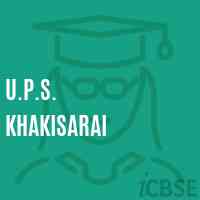 U.P.S. Khakisarai Middle School Logo