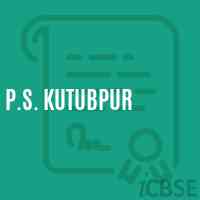 P.S. Kutubpur Primary School Logo