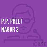P.P, Preet Nagar 3 Primary School Logo