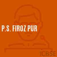P.S. Firoz Pur Primary School Logo