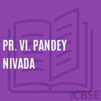 Pr. Vi. Pandey Nivada Primary School Logo