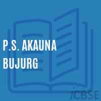 P.S. Akauna Bujurg Primary School Logo