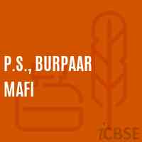 P.S., Burpaar Mafi Primary School Logo