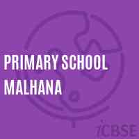 Primary School Malhana Logo