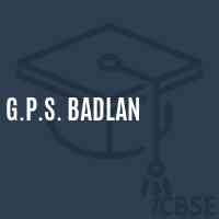G.P.S. Badlan Primary School Logo