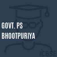 Govt. Ps Bhootpuriya Primary School Logo