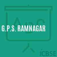 G.P.S. Ramnagar Primary School Logo