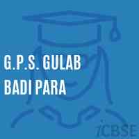 G.P.S. Gulab Badi Para School Logo