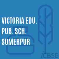 Victoria Edu. Pub. Sch. Sumerpur Middle School Logo