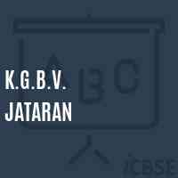 K.G.B.V. Jataran Middle School Logo