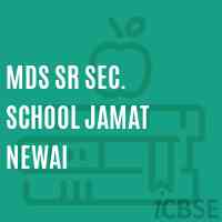 Mds Sr Sec. School Jamat Newai Logo