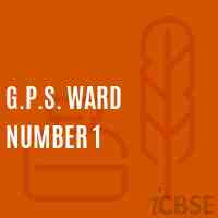 G.P.S. Ward Number 1 Primary School Logo