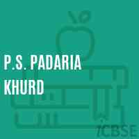 P.S. Padaria Khurd Primary School Logo
