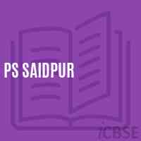 Ps Saidpur Primary School Logo