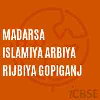 Madarsa Islamiya Arbiya Rijbiya Gopiganj Senior Secondary School Logo