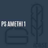 Ps Amethi 1 Primary School Logo