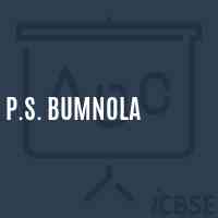 P.S. Bumnola Primary School Logo