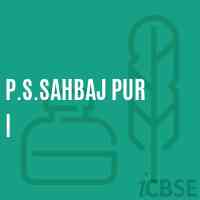 P.S.Sahbaj Pur | Primary School Logo