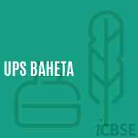 Ups Baheta Middle School Logo