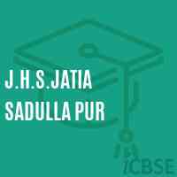 J.H.S.Jatia Sadulla Pur Middle School Logo