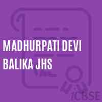 Madhurpati Devi Balika Jhs Middle School Logo