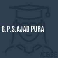 G.P.S.Ajad Pura Primary School Logo