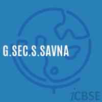 G.Sec.S.Savna Secondary School Logo