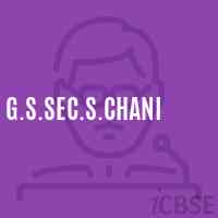 G.S.Sec.S.Chani High School Logo