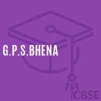 G.P.S.Bhena Primary School Logo