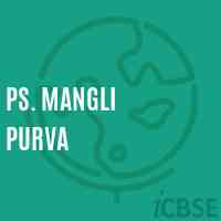 Ps. Mangli Purva Primary School Logo