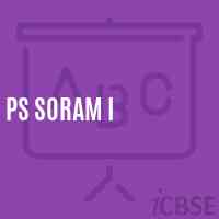 Ps Soram I Primary School Logo