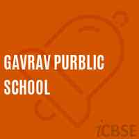 Gavrav Purblic School Logo