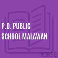 P.D. Public School Malawan Logo