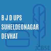 B J D Ups Suheldeonagar Devhat Middle School Logo