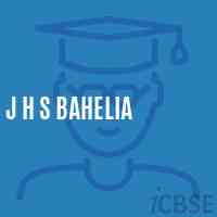 J H S Bahelia Middle School Logo