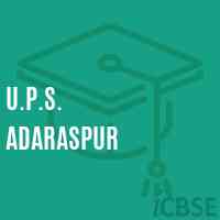 U.P.S. Adaraspur Middle School Logo