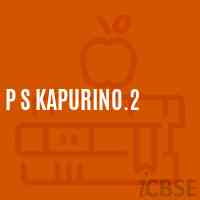 P S Kapurino.2 Primary School Logo