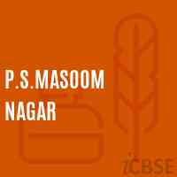 P.S.Masoom Nagar Primary School Logo