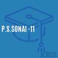 P.S.Sonai -11 Primary School Logo
